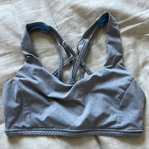 Lululemon sports bra grey size 6